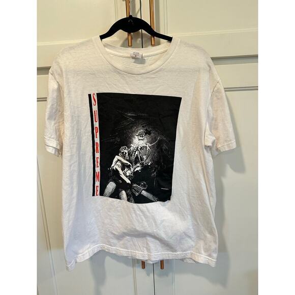 Supreme Other - Vintage sumpreme Halloween horror tshirt rare white medium cotton